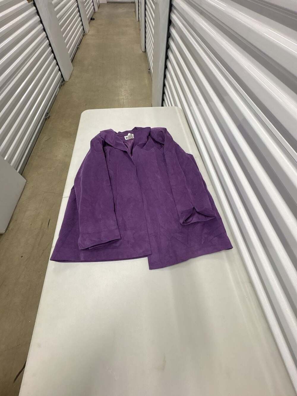 Da-Rue of California Woman Purple Faux Suede Blazer Jacket
